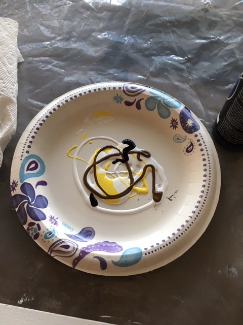 tile-paint on pallette